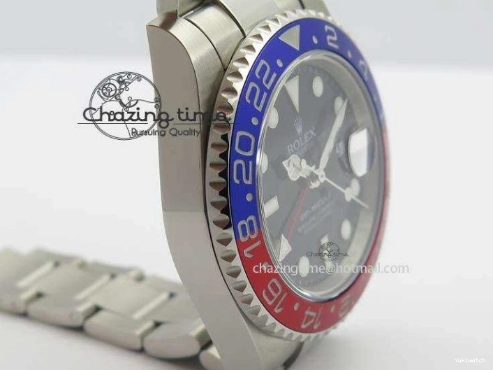 BLRO GMT-Master 116719 Dial A3186 Bp-Maker SS SS Bracelet II Black On 0414